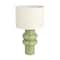 Hello Honey® 20.5" Stoneware Table Lamp with Linen Shade and Inline Switch